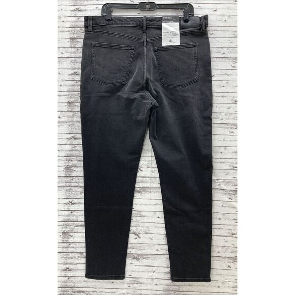 Lauren Ralph Lauren Jeans Womens Size 16  Black High Rise Skinny Ankle Stretch - Picture 2 of 11